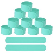 Silicone Slap Bracelets - 12Pcs Fitting for DIY Prizes 8.5" Lake Blue