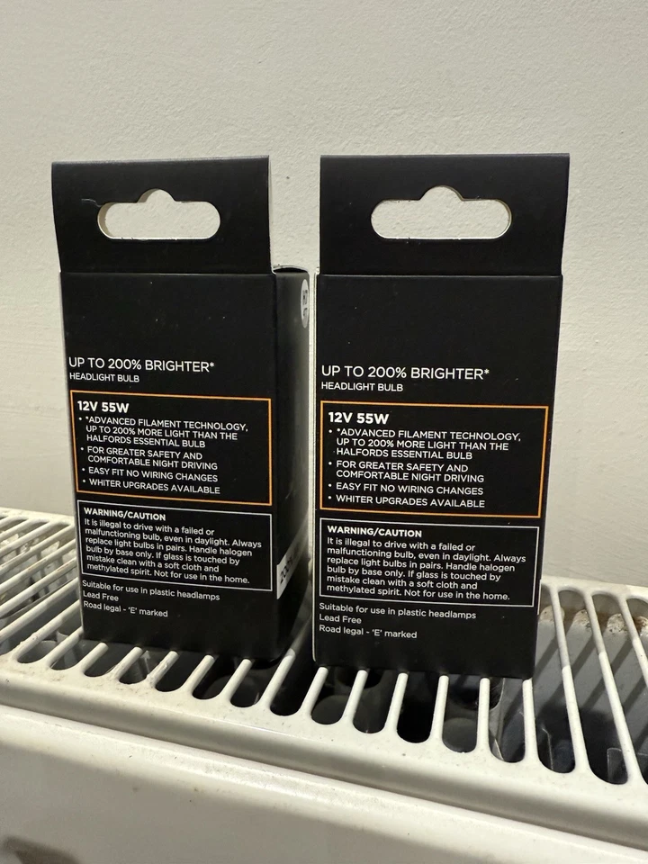 X2 - Halfords Advanced headlight Bulbs - 200% Brighter - H7 477 - RRP £35.98 - Image 3 of 4
