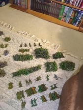 Vintage Lot of 150 Marx MPC Soldiers WWII Green Plastic Army Men