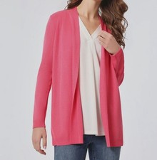 Jones New York Women's Pink Front Open Cardigan Sweater Size XL
