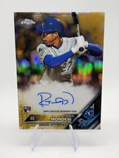 2016 Topps Chrome Raul Mondesi Auto Gold Refractor Rookie Card /50. rookie card picture