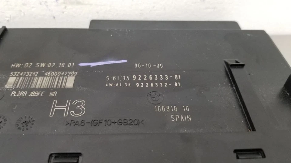 10 MÓDULO CONTROL CARROCERÍA BMW M3 E93 BCM 61359226333 Foto 4 de 4