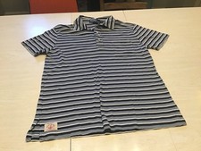 Polo by Ralph Lauren Marine Outfitters White Blue Stripe Short Sleeve Size Small