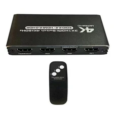 1pc 4K HDMI Switch Splitter 3 Port Switcher Hub IR Remote HDTV 3 In 1 Out
