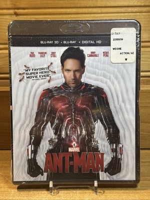 Ant-Man (Blu-ray 3D, 2015) Marvel Disney Brand New Sealed