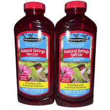 Pennington Natural Springs Hummingbird Nectar Concentrate 2 16oz Bottles NEW