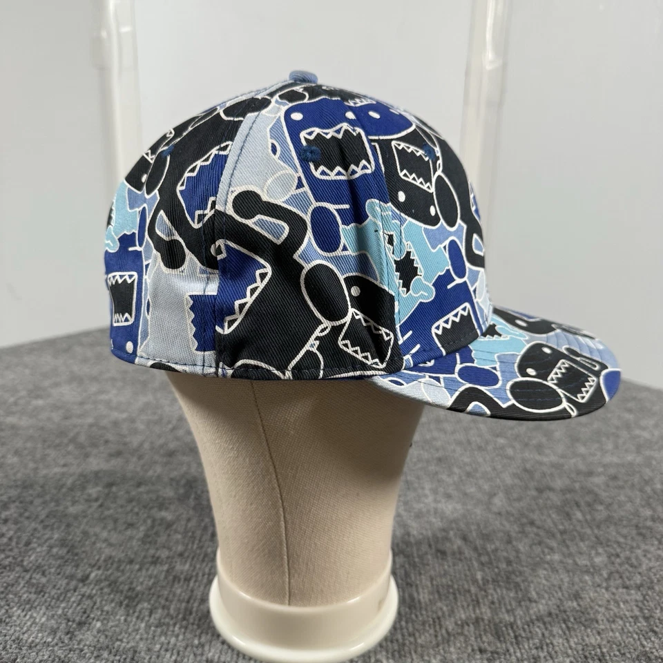 Gorra de béisbol Domo-Kun GRANDE ajustada azul 2009 Y2K Foto 4 de 4