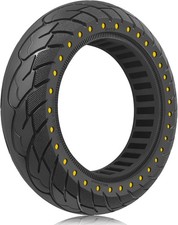 10 Inch Solid Tire: 60/70-6.5 Scooter Tires Replacement for Ninebot Max, 10x2.50