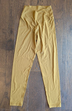 OFFLINE By Aerie Real Me Hi-Rise Crossover 7/8 Leggings Gold Sz M Soft Comfort