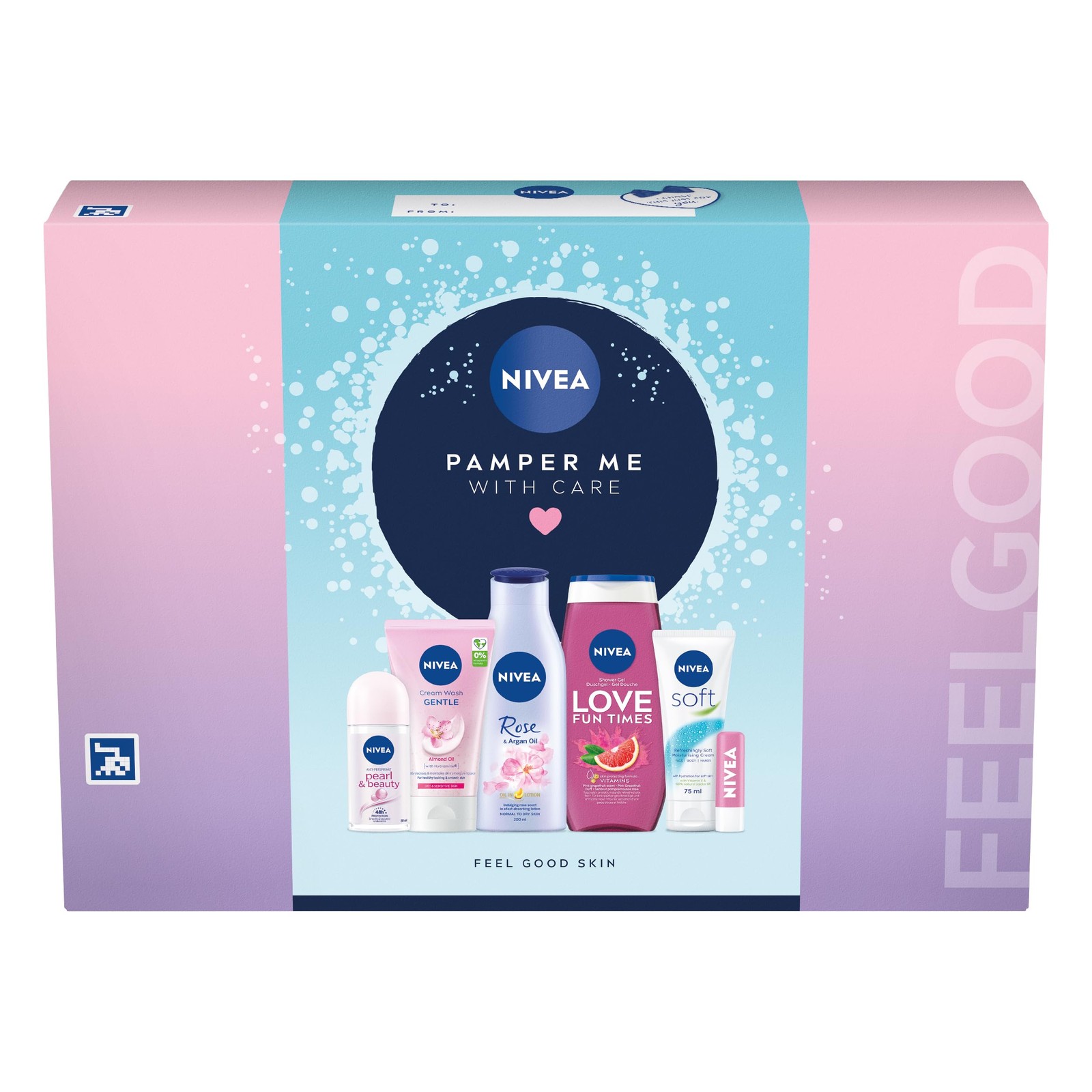 NIVEA Pamper Me With Care Gift Set (6 Products), Women's Multicolor