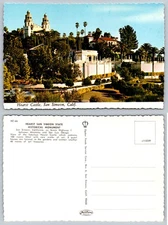 Continental Hearst Castle San Simeon CA Postcard