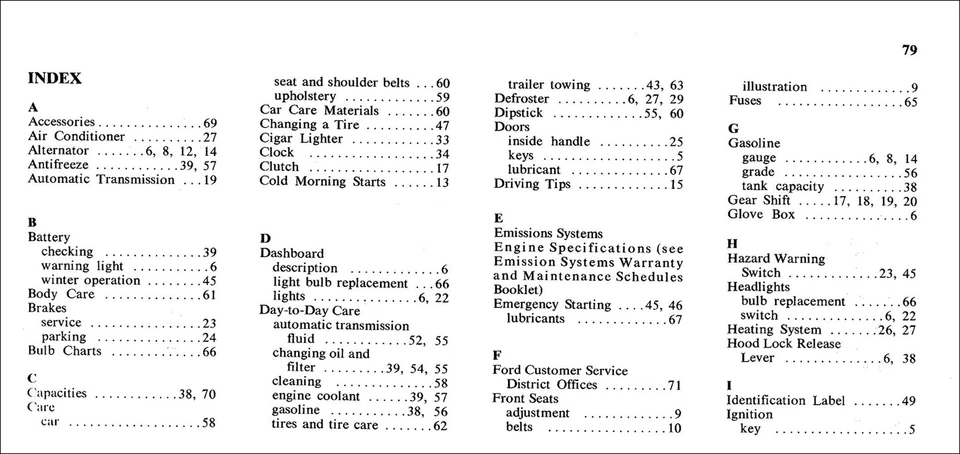 1973 Ford Torino e Ranchero Manual do Proprietário Original Manual do Usuário Livro Gran Torino - Imagem 3 de 4