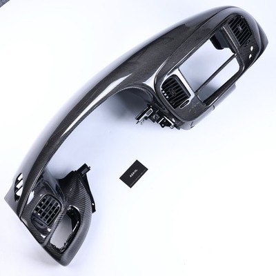 1999-2004 Ford SVT Lightning F150  CARBON FIBER Dash Kit Radio Cluster