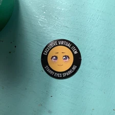 ROBLOX Starry Eyes Sparkling Code Face Celebrity Series 9 *Messaged*