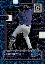 2022 Panini Donruss Optic - Rated Rookie Colton Welker #56 Teal Velocity /35