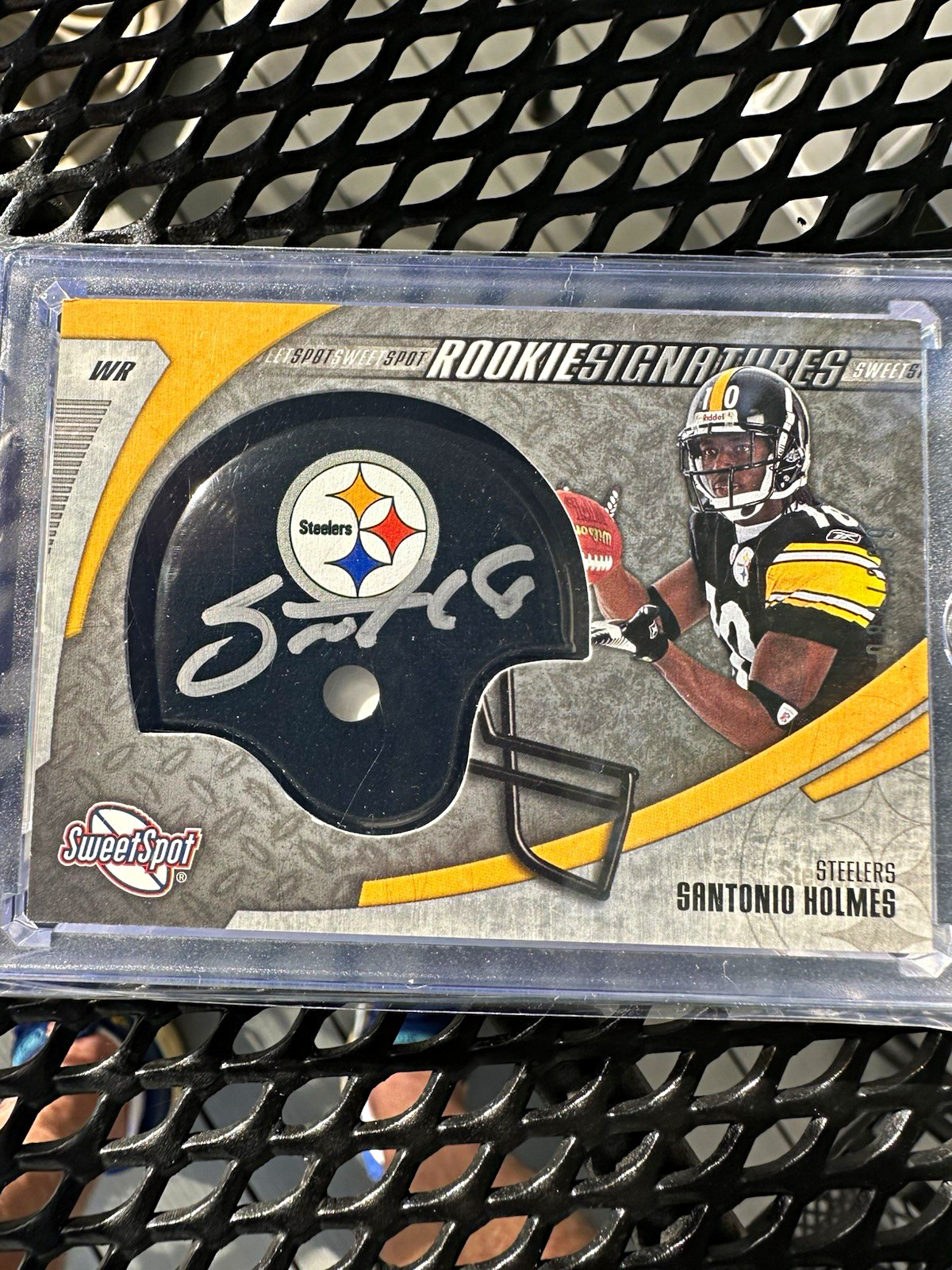 Santonio Holmes Upper Deck Sweet Spot #206 Autograph