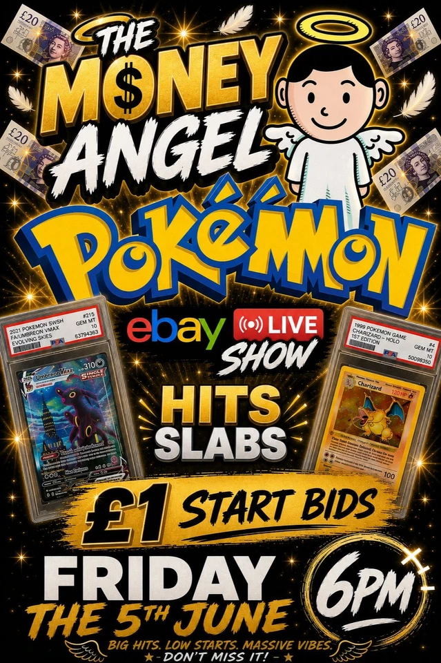 THE MONEY ANGEL POKEMON LIVE 6 PM 5/6/26