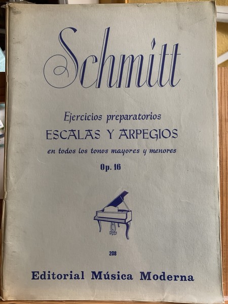 Schmitt. Ejercicios De Escalas Y Arpegios — Piano Sheet Music