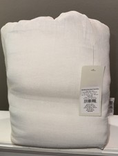 Casaluna Well-Being Solid Color Hemp Sheet Set. QUEEN  FRESH WHITE 