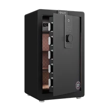 A safe with biometric function built detachable and compartments