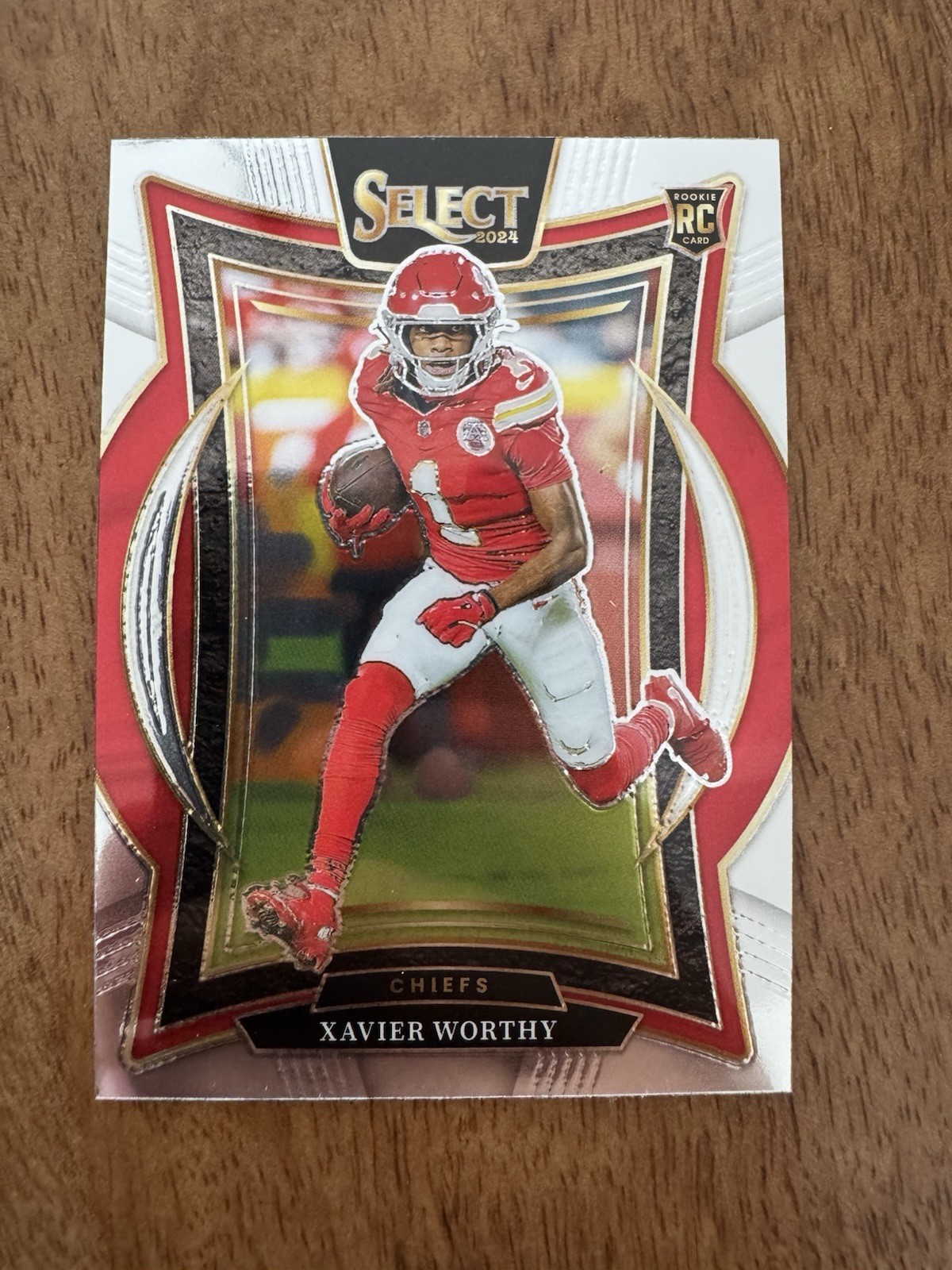 2024 Panini Select - Concourse Xavier Worthy #32 Silver Prizm (RC) Color Match
