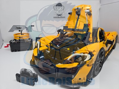 2024 3893Pcs Technical 42172 P1 Super Racing Car Building Blocks 1:8 Scale +Logo