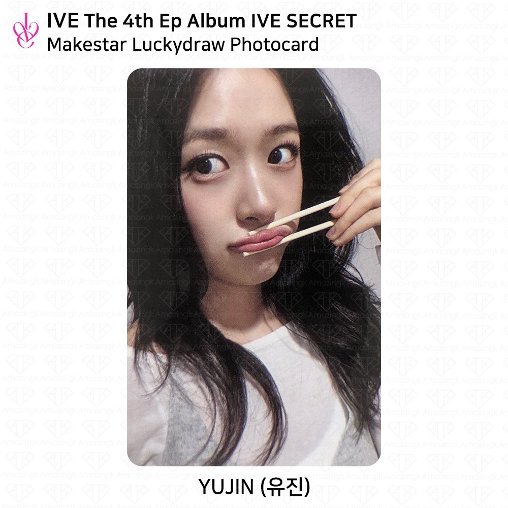 IVE The 4th EP Album IVE SECRET Makestar Luckydraw Photocard