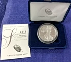 2016-W 30th Anniversary Lettered Edge Silver Eagle Proof .999 BOX & COA