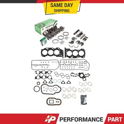 Full Gasket Set Pistons Bearings Fit 03-09 Toyota 4Runner Tacoma 4.0L DOHC 1GRFE