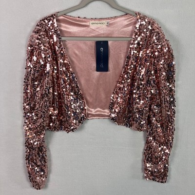 gold holiday cocktail dress Windsor Rose Gold Sequin Maxi Dress with Side Slit Detail and Open Bac –  The Thrifty Hippy main image 0