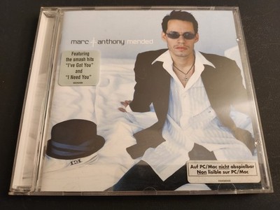 MARC ANTHONY ''Mended'' - 2002 Original Album CD - 15 Trk.