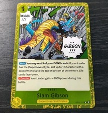 One Piece CCG Slam Gibson Legacy Of The Master Foil Card OP12-117 NM
