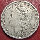 1889-O Morgan Silver Dollar. Free Shipping
