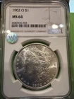 1902 O Morgan Silver Dollar NGC MS64 SIGHT WHITE