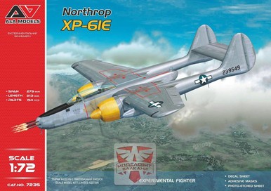 A&A Models 7235 1/72 XP-61E Experimental Fighter Plastic Model Kit