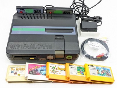 Sharp Twin Famicom AN-505BK Black | New Belt | Fully Tested & Working