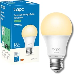 Tapo L510E Intelligent WiFi LED Ampoule E27 Dimmable Soft Warm White Alexa Google paquet de 2