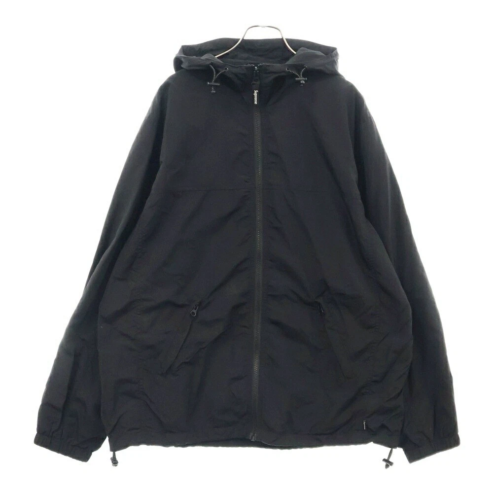 Veste zippée bicolore nylon noir Supreme taille M 18Aw 2 tons FkS57