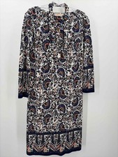 Pre-Owned Tory Burch Navy Size XS Short Long Sleeve Dress