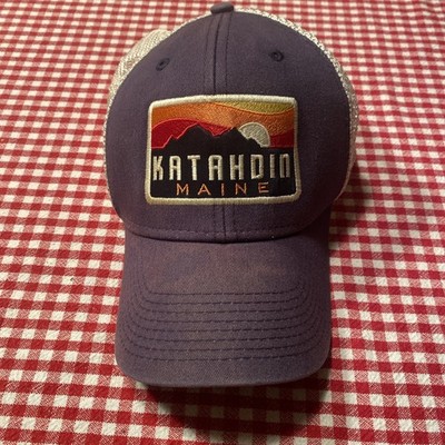 Katahdin Maine Vintage Style Trucker Cap / Hat Broken In, Appalachian Trail!