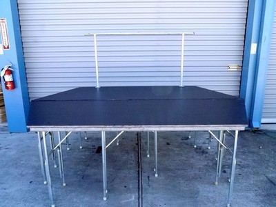 Wenger Portamaster Portable Hexagon Drum Riser Stage Platform - 8' x 5.5' x 32''