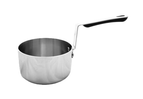 GRUNWERG COMMICHEF STACK RANGE STAINLESS STEEL TRI PLY DESIGN 14CM MILK PAN