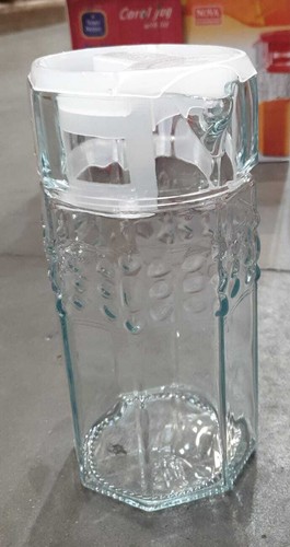 1500 ml kleine Glas Kühlschrank Kanne Krug Karaffe Wasser Saft tropffrei Deckel & Ausgießer UK - Bild 4 von 4