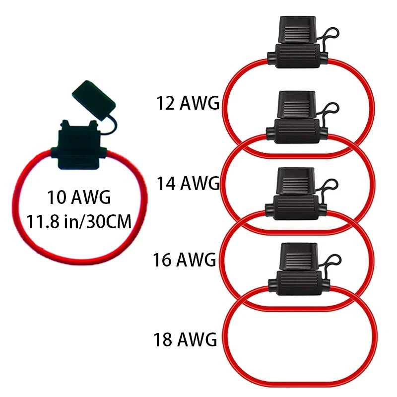10-18AWG inline fuse holder - Suitable for ATO standard fuses - Image 2 of 4