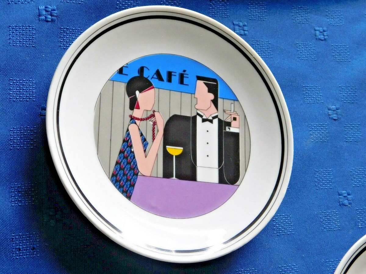 Philippe Deshoulieres 限定シリアルNo.入り陶器プレート Set of 6 Philippe Deshoulieres Lourioux 5 3/4