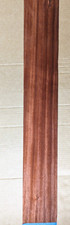 Padauk Quarter Cut wood veneer 3" x 96" raw no backing 1/42" thickness