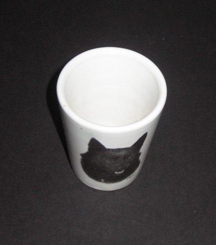 Best Of Show Black Dog Shot Glass Rosalinde Vladimir Tzenov Schipperke - Picture 2 of 4