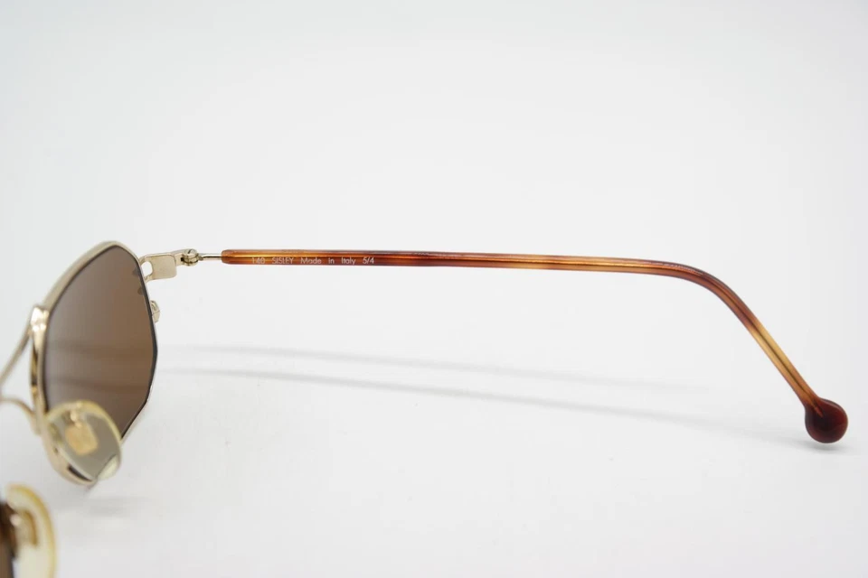 Gafas de sol vintage SISLEY SY 231 doradas multicolores marrón cuadradas Foto 4 de 4