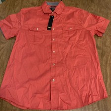 Lee Men's Comfort Stretch Button-Up Shirt, Sz Large, NEW w/o TAG 507 