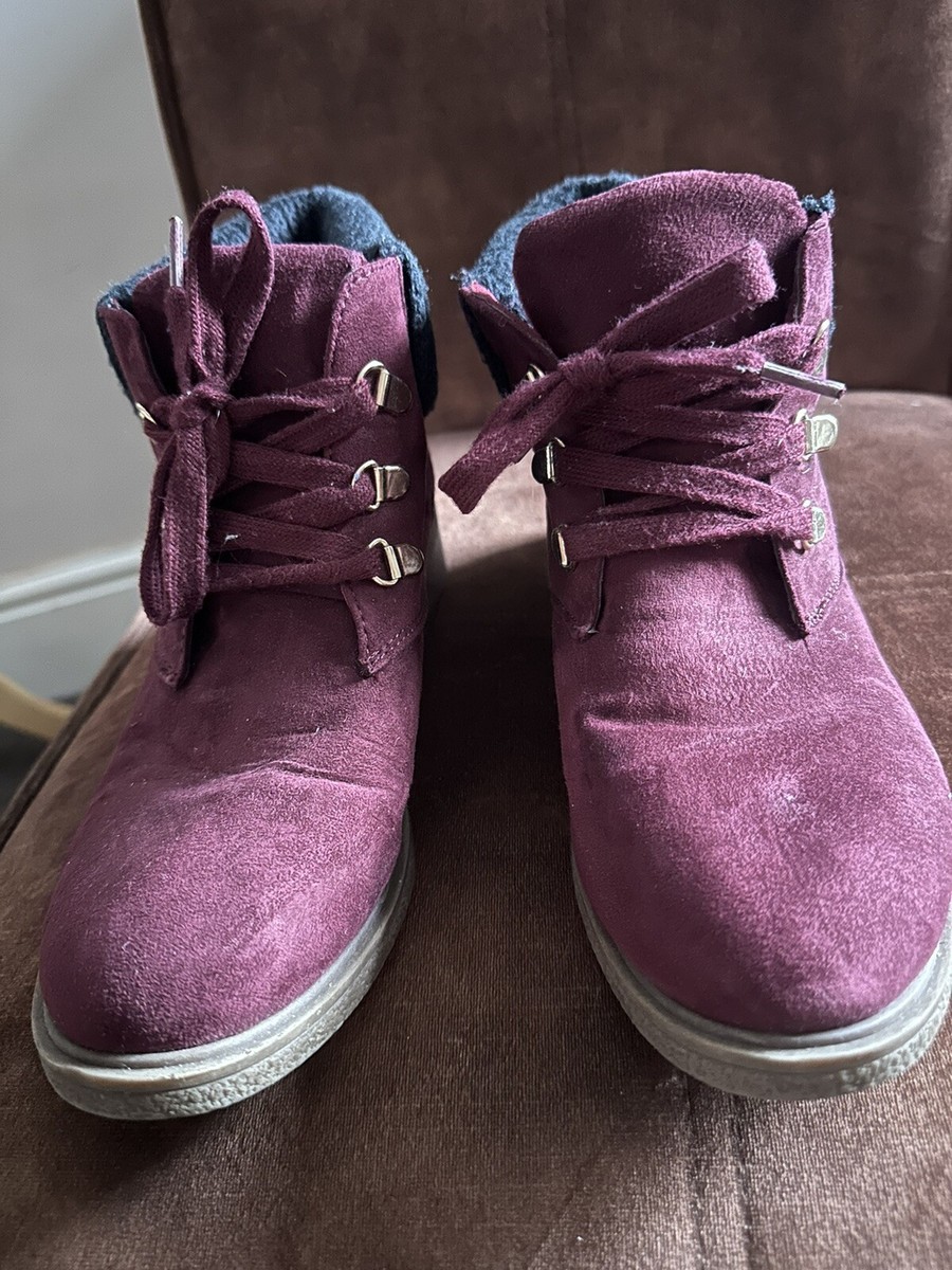 Suede New Look 915 Boots Girls New Look 915 Generation Burgundy